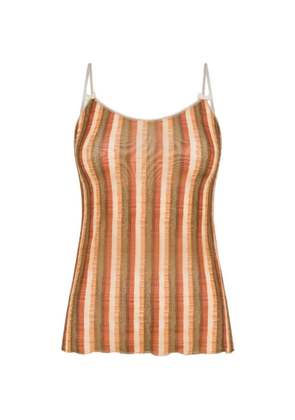 MOMONÌ Airelle striped tank top - Orange
