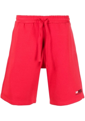Diesel P-Crown-Div logo-embroidered track shorts