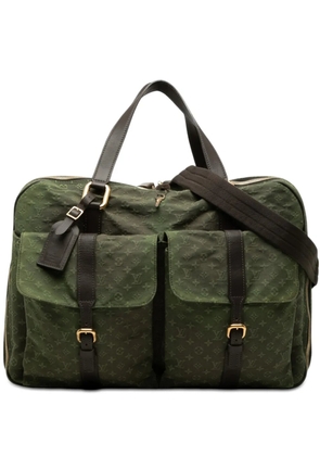 Louis Vuitton Pre-Owned 2002 Monogram Mini Lin Claudine Duffle Bag travel bag - Green