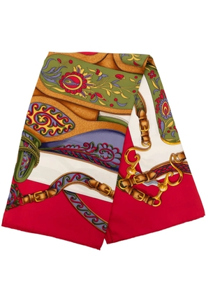Hermès Pre-Owned 1992-2013 Festival des Amazones Silk Scarf 90 scarves - Red