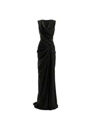 Gemy Maalouf draped sleeveless dress - Black