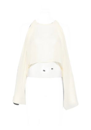 Patrizia Pepe halterneck cape scarf - Neutrals