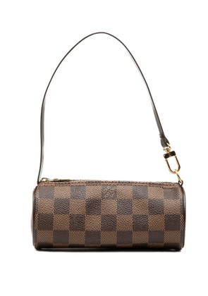 Louis Vuitton Pre-Owned 1990-2010 Damier Ebene Papillon Pochette handbag - Brown