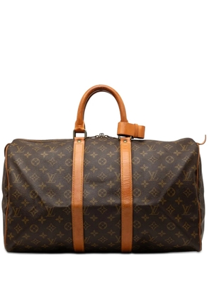 Louis Vuitton Pre-Owned 1986 Monogram Keepall 45 travel bag - Brown