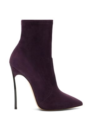 Casadei Blade pointed-toe ankle boots - Purple