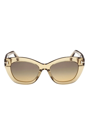 TOM FORD Eyewear cat-eye sunglasses - Neutrals