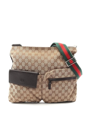 Gucci Pre-Owned 2010s GG canvas Sherry line shoulder bag - Neutrals