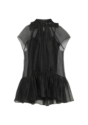 Simkhai Beaux organza mini dress - Black