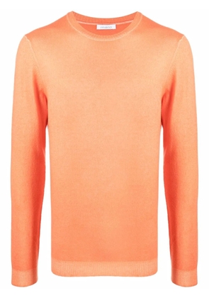 Malo fine-knit cashmere-blend jumper - Orange