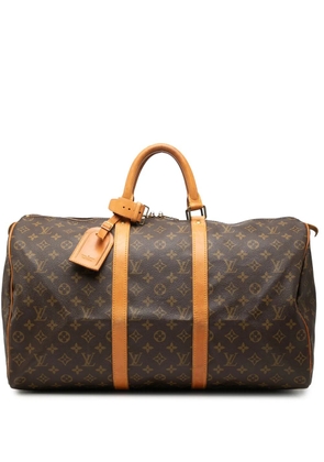 Louis Vuitton Pre-Owned 1987 Monogram Keepall 50 travel bag - Brown