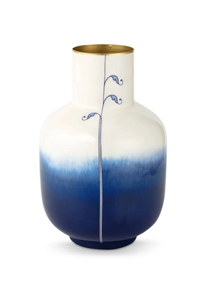 PIP STUDIO leaf-print ombre-effect vase - Blue