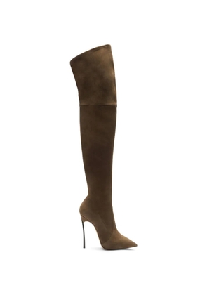 Casadei Blade over-the-knee boots - Brown