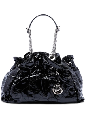 Christian Dior Pre-Owned 2009 Patent Cannage Le Trente tote bag - Black