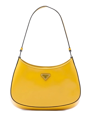 Prada Pre-Owned 2000-2013 Brushed Leather Cleo shoulder bag - Yellow