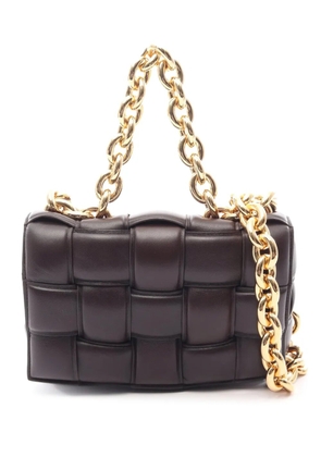 Bottega Veneta Pre-Owned 2012-2026 Nappa Intrecciato Padded Chain Cassette satchel - Brown