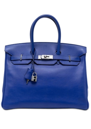Hermès Pre-Owned 2011 Swift Birkin Retourne 35 handbag - Blue