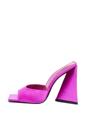 The Attico Devon satin heeeled sandals - Pink