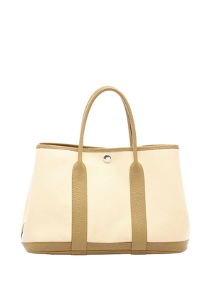 Hermès Pre-Owned 2020 Toile Garden Party TPM tote bag - Neutrals