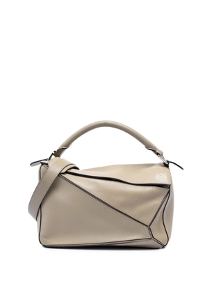 Loewe Pre-Owned 2015 Medium Calfskin Puzzle satchel - Brown