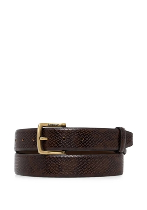 Barbour Jaspar leather belt - Brown