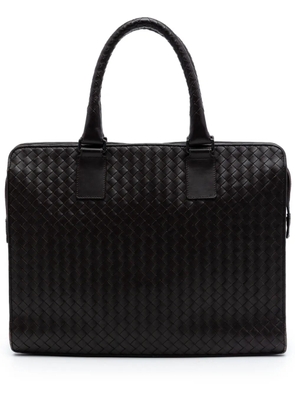 Bottega Veneta Pre-Owned 2010 Nappa Intrecciato business bag - Brown