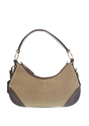 Prada Pre-Owned 2000-2013 Canapa Logo shoulder bag - Brown