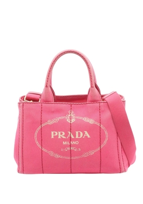 Prada Pre-Owned 2013-2026 Mini Canapa Logo Tote satchel - Pink
