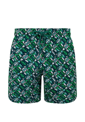 Mary Katrantzou turtle-print swimsuit - Green