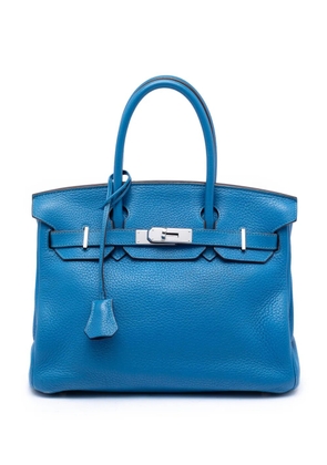 Hermès Pre-Owned 1997-2014 Togo Birkin Retourne 30 handbag - Blue