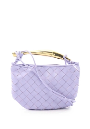 Bottega Veneta Pre-Owned 2012-2026 Mini Nappa Intrecciato Sardine satchel - Purple
