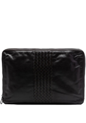 Bottega Veneta Pre-Owned 2012-2026 Intrecciato Trimmed Nappa Document Case clutch bag - Brown