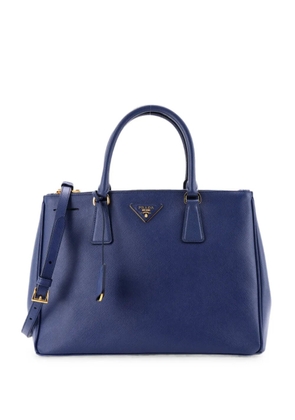 Prada Pre-Owned Double Zip Lux Saffiano Leather Medium tote bag - Blue