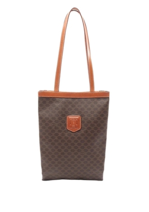 Celine Pre-Owned 20th Century Macadam Coated Canvas tote bag - Brown