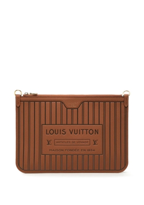 Louis Vuitton Pre-Owned 2021-2026 Inside Out Calfskin Neverfull MM pouch - Brown