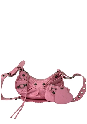 Balenciaga Pre-Owned 2021-2022 Lambskin Motocross Le Cagole XS crossbody bag - Pink