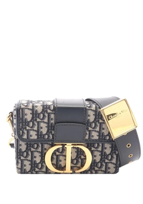 Christian Dior Pre-Owned 2010-2026 Oblique 30 Montaigne Box Bag crossbody bag - Blue