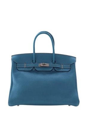 Hermès Pre-Owned 2005 Togo Birkin Retourne 35 handbag - Blue