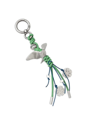 Andersson Bell Lucky Bird flower-detail keyring - Green