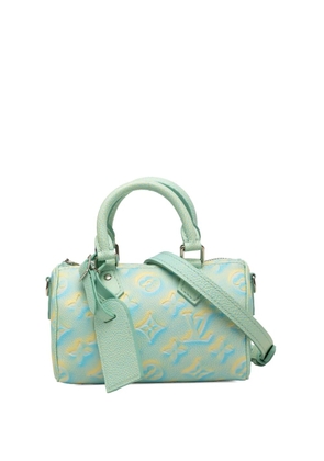 Louis Vuitton Pre-Owned 2022 Monogram Empreinte Summer Stardust Nano Speedy satchel - Green
