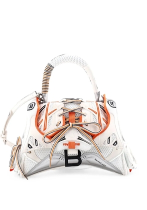 Balenciaga Pre-Owned SneakerHead Top Handle Bag Mesh and Faux Leather Small shoulder bag - White