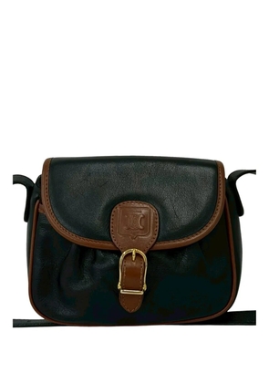 Celine Pre-Owned 2008 Leather crossbody bag - Black
