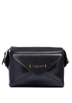 The Bridge leather envelope-pocket cross body bag - Black