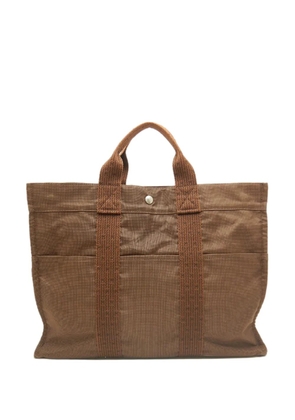 Hermès Pre-Owned 20th Century Canvas Fourre Tout MM tote bag - Brown