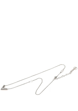 Louis Vuitton Pre-Owned 2020 Brass Essential V Supple Necklace costume necklace - Silver