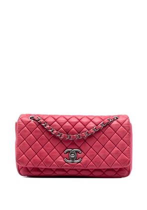 CHANEL Pre-Owned 2012-2013 Small Quilted Iridescent Calfskin New Bubble Flap shoulder bag - Red