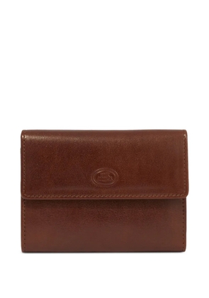 The Bridge logo-embossed leather wallet - Brown