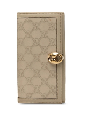 Gucci Pre-Owned 2000-2015 Guccissima Wave Continental Wallet long wallets - Neutrals