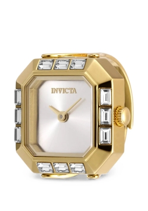 Invicta Mini ring 21.5mm crystal-embellished octagonal watch - Silver