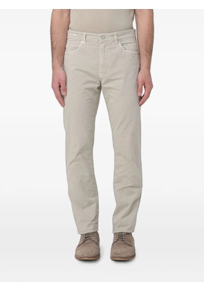 Siviglia slim-fit gabardine trousers - Neutrals