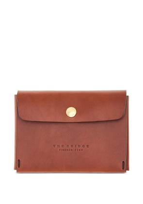The Bridge Life-style leather playing card holder - Brown